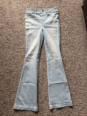 SPANX Light Wash Flared Jeans